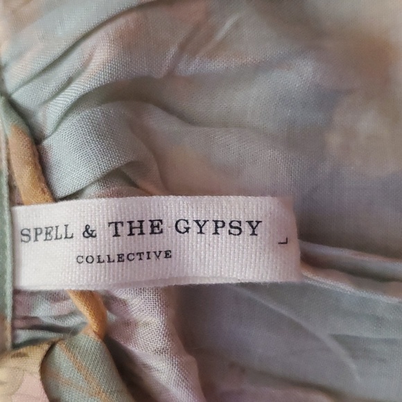 Spell Pastel Floral Maxi Dress NWOT - Picture 5 of 5